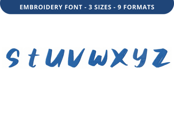 Abbert on Brush Font S to Z: Apparel Review