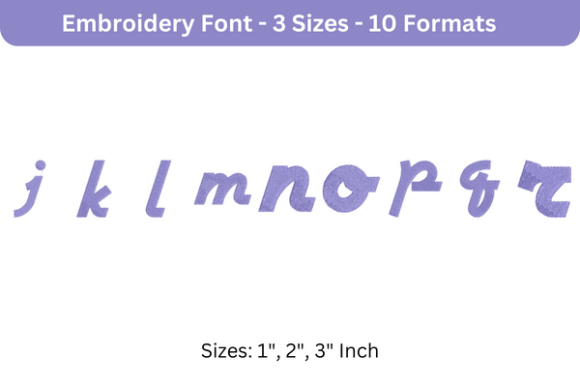 Airstream Font Lower Case J to R Review