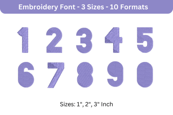Blackout Font 0 to 9: A Seasonal Embroidery Review