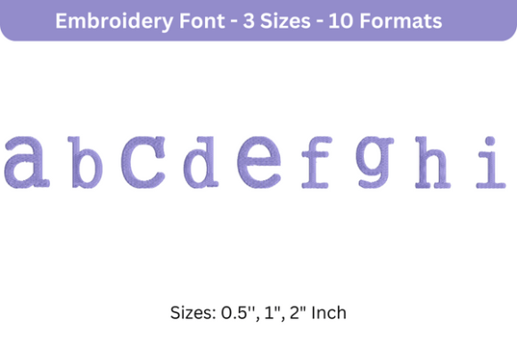 Executive Font Lowercase a to I: Sweatshirt Review