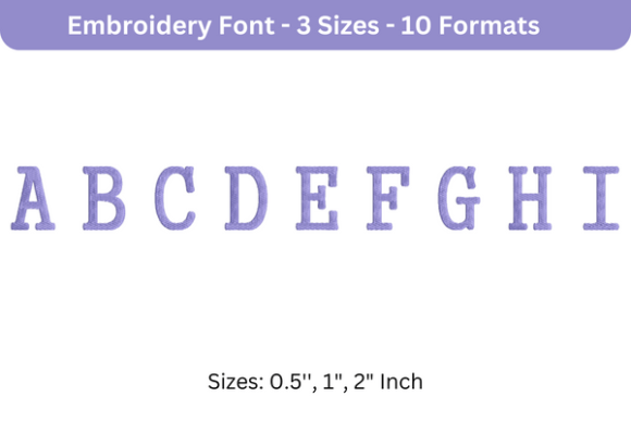 Executive Font Uppercase A-I: Business Merch Review