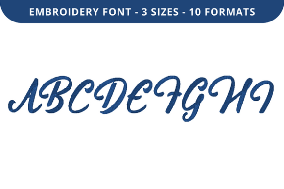 Fenden Font A to I: Soft Lettering for Gifts