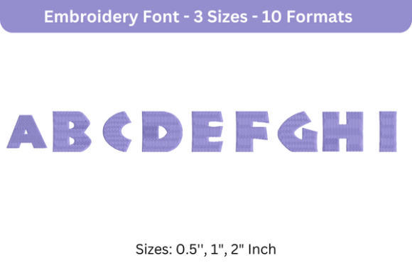 Jungle Font A to I: An Embroidery Designer Review