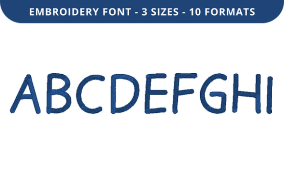 Kindred Font A to I: Seasonal Embroidery Review