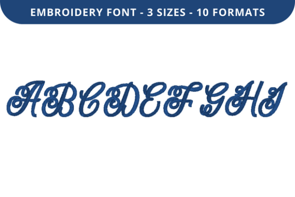 Lavern Font A to I: Seasonal Embroidery Review
