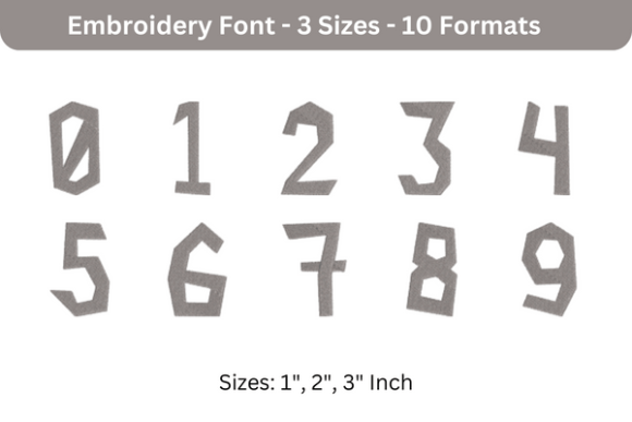Paper Cuts Font 0 to 9: A Seasonal Embroidery Review