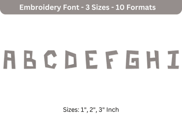 Paper Cuts Font A to I: An Embroidery Seller’s Review