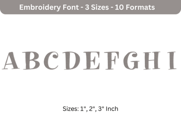 Pixie Font A to I: Sweet Embroidery for Gifts