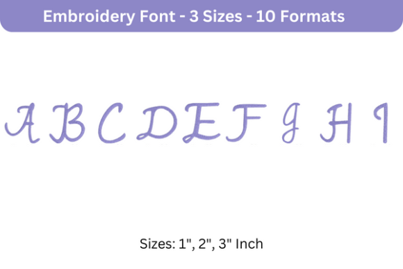 Romantic Font Uppercase A-I: Business Merch Review