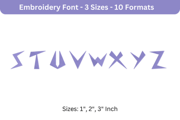 Space Patrol Font Uppercase S to Z Review
