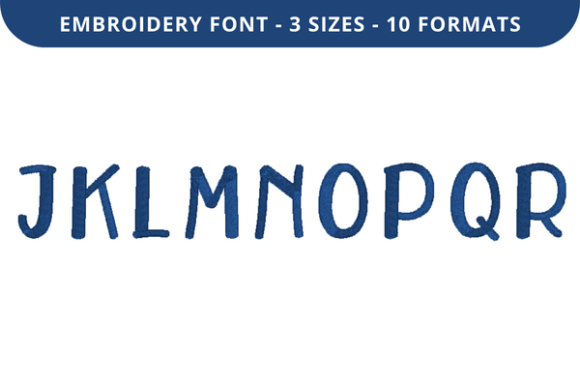 Sunday Rain Font J to R: A Designer’s Stitch Test