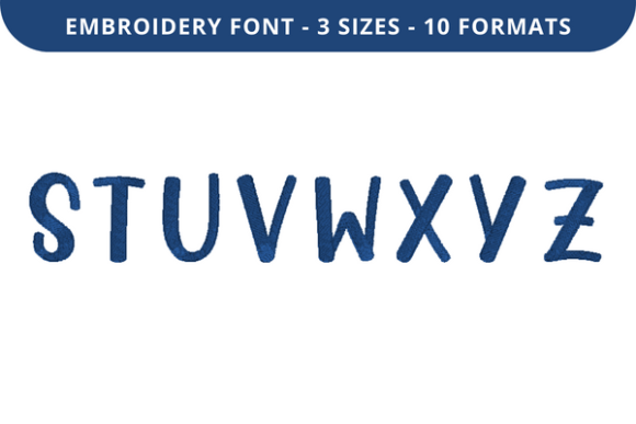 Sunday Rain Font S to Z: A Designer’s Stitch Test