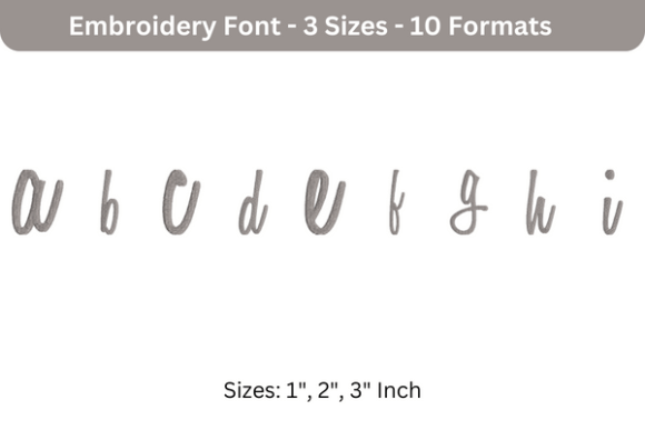 Sweet Bee Font Lowercase a to I: Seasonal Review