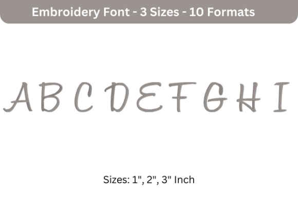 Sweet Bee Font Uppercase A to I Review