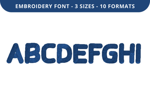 Villa Veela Font A to I: A Designer’s Stitch Test