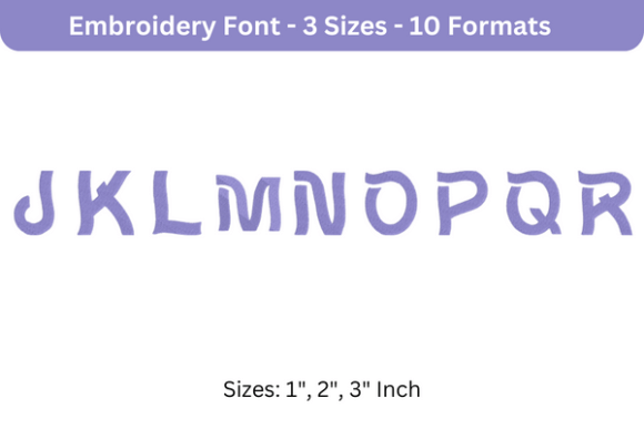 Wavie Font J to R: An Embroidery Seller’s Review